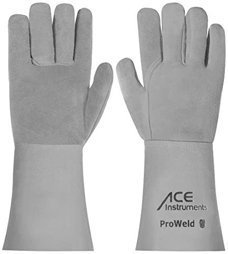 ACE ProWeld Arbeitshandschuhe - Handschuhe für Schweißer - EN 388/12477-11 (1er Pack)