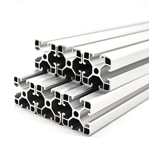 6 Stück Alu-Profil Bauprofil Nut 8 1 Stück 40x40 Zuschnitt 1400 mm