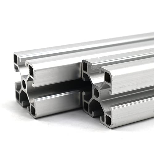 6 StückAlu-Profil Bauprofil Nut 8 1 Stück 40x40 Zuschnitt 1400 mm - 2