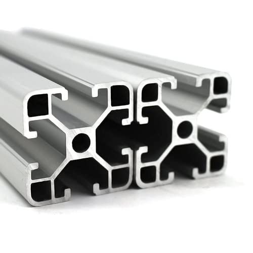 6 StückAlu-Profil Bauprofil Nut 8 1 Stück 40x40 Zuschnitt 1400 mm - 3