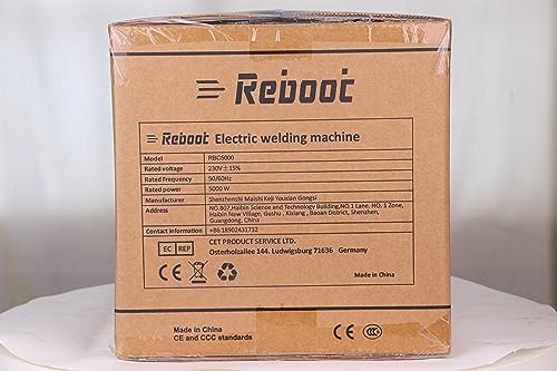 Reboot Plasmaschneider 50A IGBT-Inverter 230V Clean Cut Maschine CUT50 Kontaktschneiden RBC5000 bis zu 20 mm Neue Upgrades Blau-Weiß - 14
