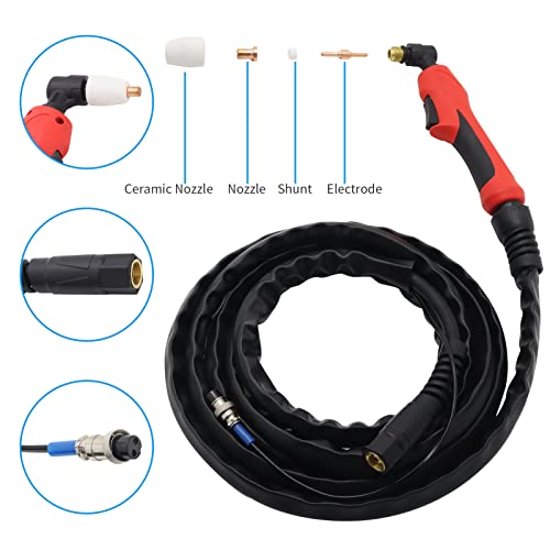 Reboot Plasmaschneider 50A IGBT-Inverter 230V Clean Cut Maschine CUT50 Kontaktschneiden RBC5000 bis zu 20 mm Neue Upgrades Blau-Weiß - 5