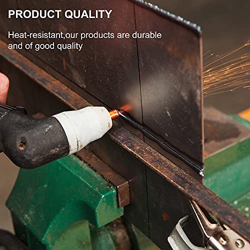 SWAWIS 65 Stück PT31 Plasmaschneider Zubehör Parkside Cut 30 40 50 Plasmaschneider Ersatzteile Verbrauchsmaterialien Plasma Ersatzteile, Plasmaschneiden Düsen - 6
