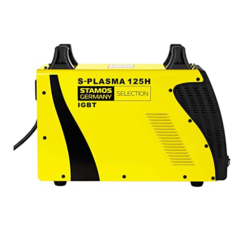Stamos Welding Group S-Plasma 125CNC Plasmaschneider Pilotzündung Plasmaschneidgerät Plasmacutter Plasmaschweissgerät Schweißgerät (400 V, Schneidstrom 10-125 A, Schneidtiefe bis 34 mm, 2T/4T) - 6