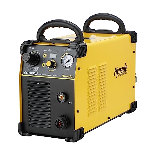 Hynade CNC Blow Back Digital Air Plasmaschneider, Nicht-HF Pilot Arc Non-Touch Plasmaschneidmaschine, THC-Brenner-Höhenkontrolle aktiviert (CUT80NP)