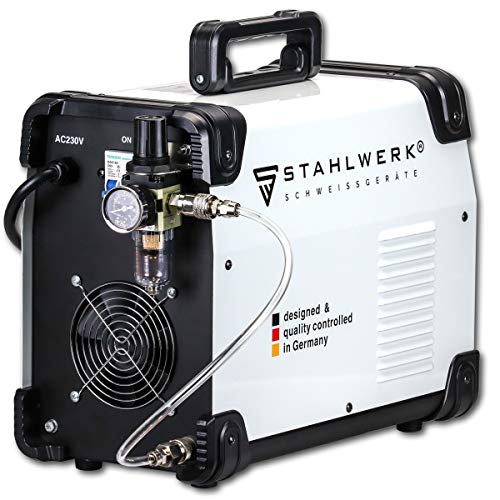 STAHLWERK AC/DC WIG 200 Plasma ST IGBT – Kombi 200 Amp WIG + MMA Schweißgerät mit 50 Amp CUT Plasmaschneider, ALU geeignet, weiß, 7 Jahre Garantie - 4