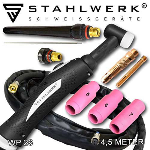 STAHLWERK AC/DC WIG 200 Plasma ST IGBT – Kombi 200 Amp WIG + MMA Schweißgerät mit 50 Amp CUT Plasmaschneider, ALU geeignet, weiß, 7 Jahre Garantie - 6