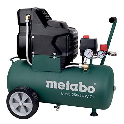 Metabo Kompressor Basic 250-24 W OF 1,5kW, 8 bar, 24l, für Einphasen-Wechselstrom - 3