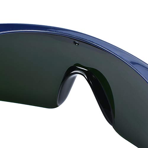 Mufly Schweißerbrille Schweißer Sicherheitsbrillen,klappbar,Anti-Flog,Anti-Shock,Blendschutz,Schutzgläser für Schweißer mit transparenter und schwarzer Brille(IR5.0) - 9