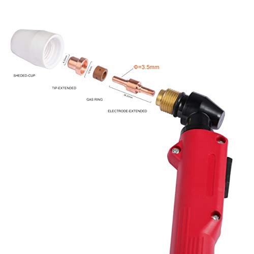 Plasma cutting torch PT31 Schweißpistole 40A with plasma cutter 5M 16Ft LGK40 CUT40 - 2