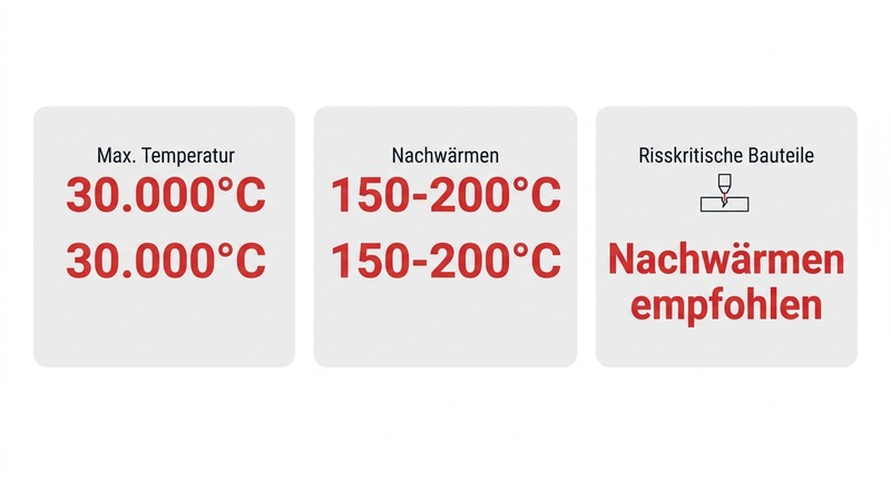 Plasmaschneiden: Temperaturen bis 30.000°C