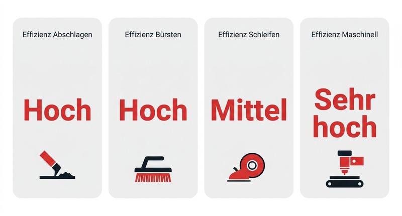 Effiziente Schlacke-Entfernung: Mechanisch statt Schleifen